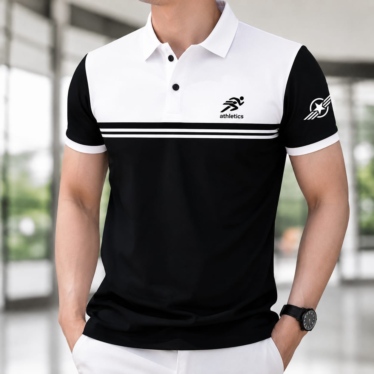 China Fabric Premium Summer Polo Shirt For Men