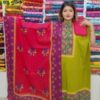 VIP Block Print Unstitch Three Piece