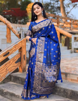 Japani Silk Sharee with Blouse Piece