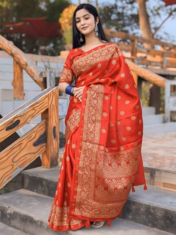 Japani Silk Sharee with Blouse Piece