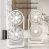 Double-Head High Wind Air Circulation Desktop Portable Fan