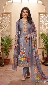 Unstitch Digital Print Three Piece