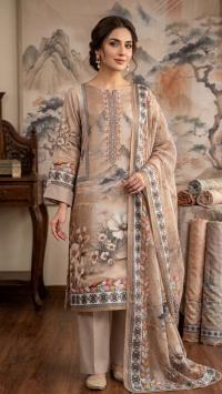 Unstitch Digital Print Three Piece
