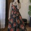Printed Romper Gown