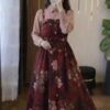 Printed Romper Gown