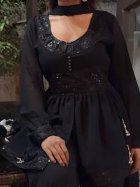 1783281300_S_2 Georgette Sequence Three Piece