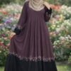Embroidery Contrast Borka (Only Borka)