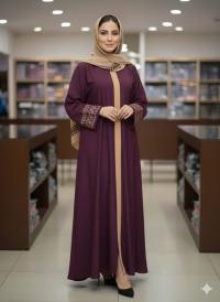 1785342557_S_1 Sneha Embroidery Borka with Hijab