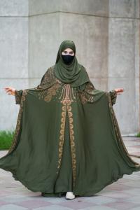 Luxury Abhaya Set with Inner and Hijab