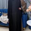 Dubai Cherry Borka with Inner and Hijab