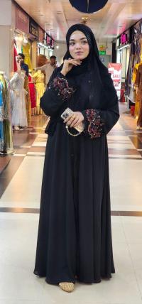 1785487954_S_3 Dubai Cherry Borka with Hijab