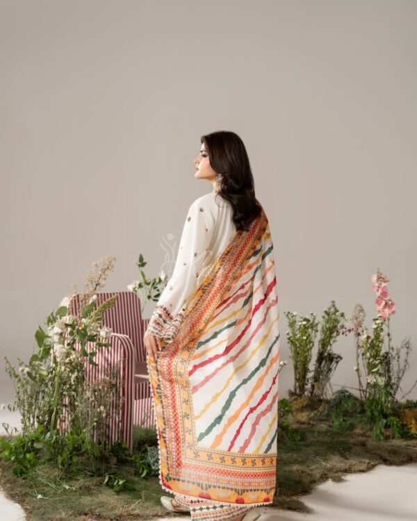 White Farsy Dress