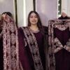 Sequence Embroidery Three Piece