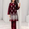 Cotton Embroidery Two Piece
