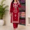 Linen Embroidery Two Piece