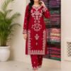 Linen Embroidery Two Piece