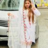 Cotton Embroidery Three Piece