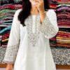 One Piece Ebmroidery Short Kurti