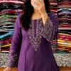 One Piece Ebmroidery Short Kurti