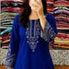 One Piece Ebmroidery Short Kurti