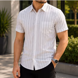 Premium Printed Half Sleeve Cotton Shirt for Men