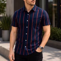 Premium Printed Half Sleeve Cotton Shirt for Men